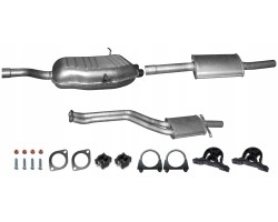 BMW 3 E46 2 0 2 5 2 8 320i 323i 328i 1998 9 2000 SILENCER SET LAYOUT