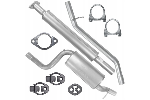 Muffler set Volvo V50 03 12 2 0 D Estate CLIPS