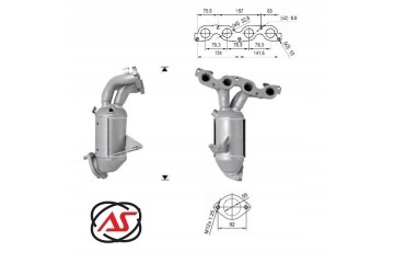 Catalytic converter HYUNDAI i20 1 2i 16V 10 2014 5 2018 Euro6 EAN GTIN 8435247753587
