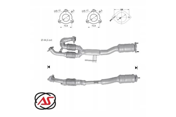 Catalyst NISSAN MURANO 3 5i V6 24V 2 2005 6 2008 EAN GTIN 8435247746800