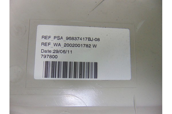 96837417BJ PARASOL IZQUIERDO CITROEN C4 PICASSO Exclusive 2011 96837417BJ 191146 CITROEN - 5