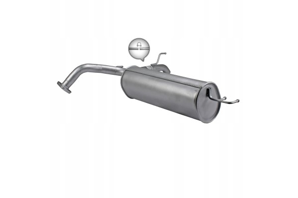 Honda Civic 1 8i end silencer from 2012 2017 hatchback