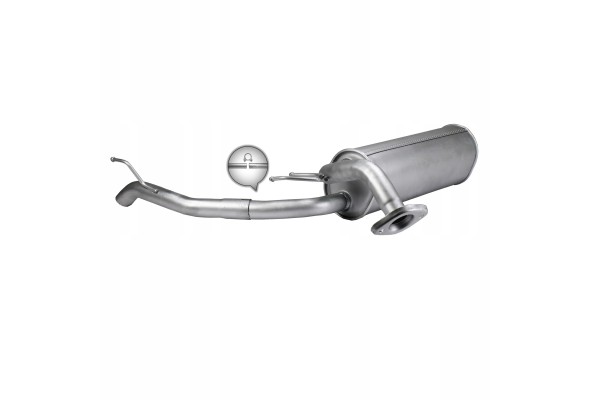 Honda Civic 1 8i end silencer from 2012 2017 hatchback Part manufacturer no brand