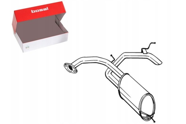 SILENCER BOSAL 278585 HONDA CIVIC 1 4 05 278 585 BOSA BOSAL EAN GTIN 3351642785853