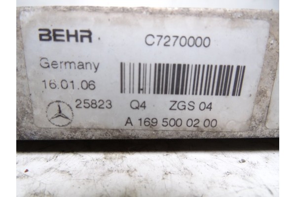 A1695000200 RADIADOR ACEITE MERCEDES-BENZ CLASE A (BM 169)