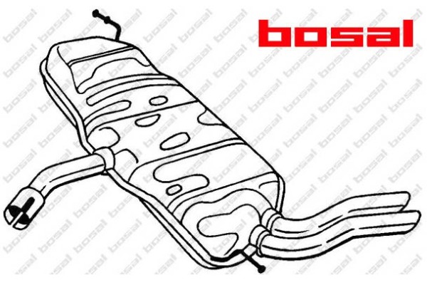 END MUFFLER SEAT ALTEA LEON 1 6 1 9TDI FROM 2004