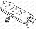 EXHAUST SILENCER REAR FITS VW TOURAN 1 4 2 0 10 03 05 15 Car type cargo vans