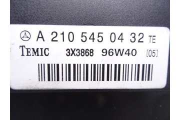 A2105450432 MODULO ELECTRONICO MERCEDES-BENZ CLASE E (BM 210) BERLINA
