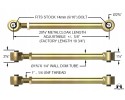 Rear Control Arms Adjustable Jeep Wranlger JL JK Metalcloak Duroflex Catalog number of the part 7004