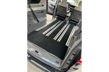 Velour rugs rear VW Multivan T7 L2 long anthracite Catalog number of the part MH 0100