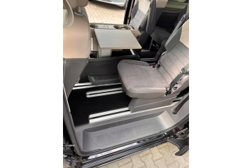 Alfombrillas de Terciopelo para Suelo VW Multivan T7 L2 Antracita 6 mm