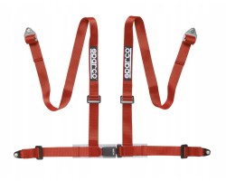 Road lanes ECE Sparco 4 point 04604BV1 red