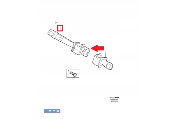 Charcoal Turn Signal Switch Functions turn lights