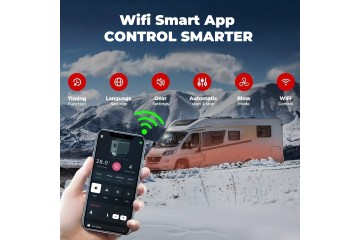 PARKING HEATER 8KW 12 24V WIFI BT 230V WITH WIRELESS SENSOR Customs tariff code 85168080