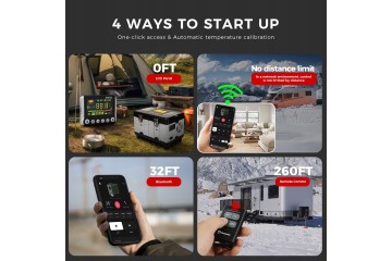 Calefactor diésel 8KW 12/24V con WIFI, Bluetooth y termostato inalám