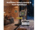 Calefactor diésel 8KW 12/24V con WIFI, Bluetooth y termostato inalám
