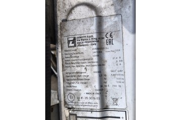 REFRIGERATED UNIT ZANOTTI Z350S F SET 12V 2018r MASTER III Customs tariff code 84195080