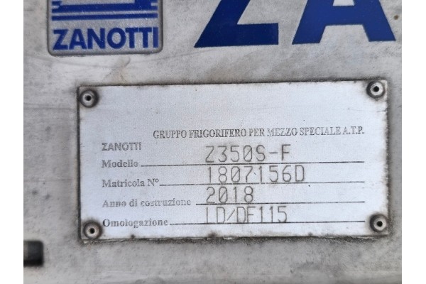 Unidad de Refrigeración Zanotti Z350S-F Completa 12V 2018 Renault Mas