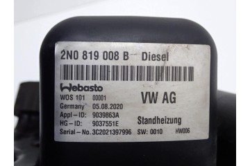 Calefactor estacionario Webasto 2N0819008B para MAN TGE VW Crafter II 