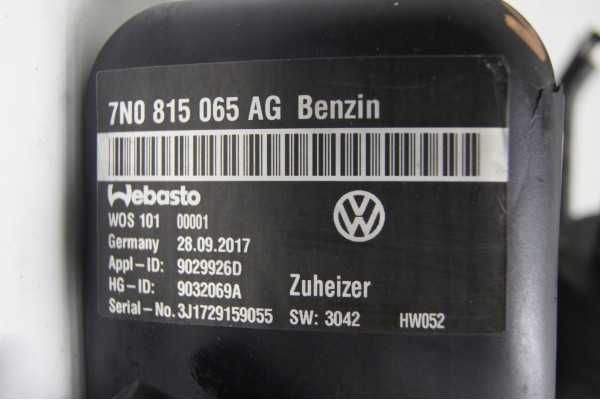 Parking heater webasto Seat Alhambra II 2 0 TSI 7N0815065AG Part manufacturer Volkswagen OE