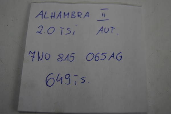 Calefactor estacionario Webasto Seat Alhambra II 2.0 TSI 7N0815065AG