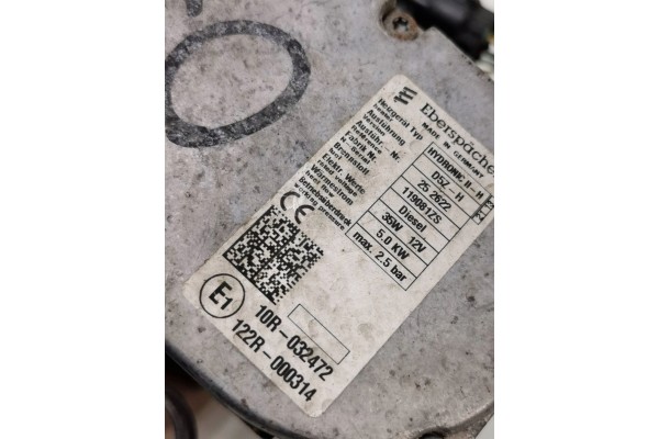 2013 Toyota Auris E180 Parking heater Webasto 122R000314 Catalog number of the original 119081ZS