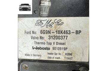PARKING HEATER WEBASTO FORD MK4 S MAX MK1 6G9N 18K463 BP Customs tariff code 42021190