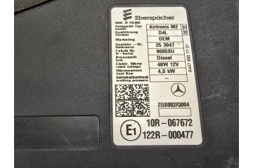 Mercedes Benz V W447 WEBASTO AIRTRONIC HEATER A4478807701 B Catalog number of the original ZGS0020004