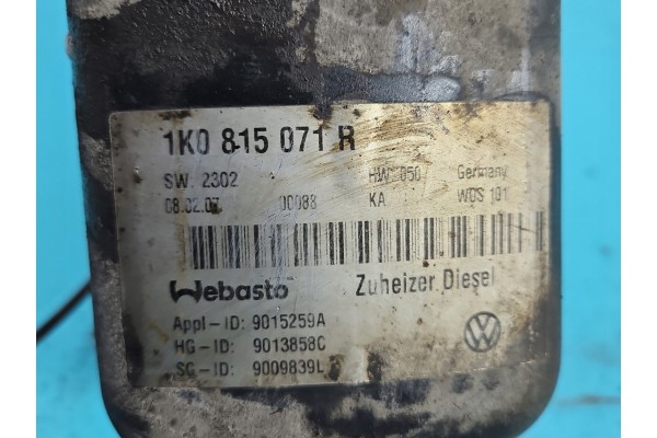 WEBASTO VW TOURAN I 2.0 TDI 1K0815071R 9013858C PARADA DE CALEFACCIÓN