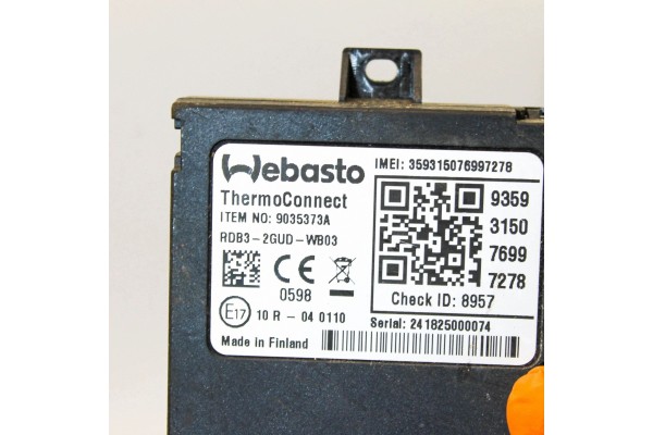 Calefactor estacionario (Webasto) KIA Ceed 9035373A
