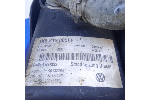 Calefacción estacionaria Webasto para Volkswagen Touran 1K0815005FP