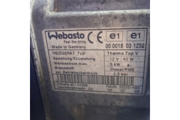 Calefacción estacionaria Webasto para Volkswagen Touran 1K0815005FP