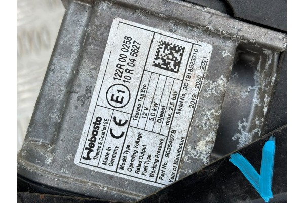 VOLVO V90 II PARKING WEBASTO 31694778 Catalog number of the part IG AUTO PECZYN 31694778