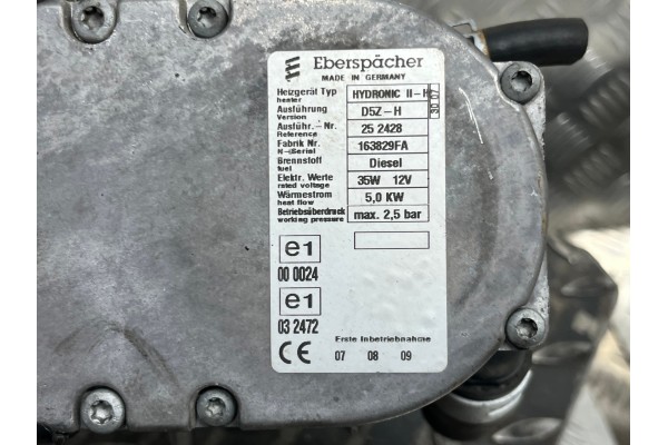 WEBASTO LEXUS IS 220D HYDRONIC II H D5Z H Part manufacturer Lexus OE