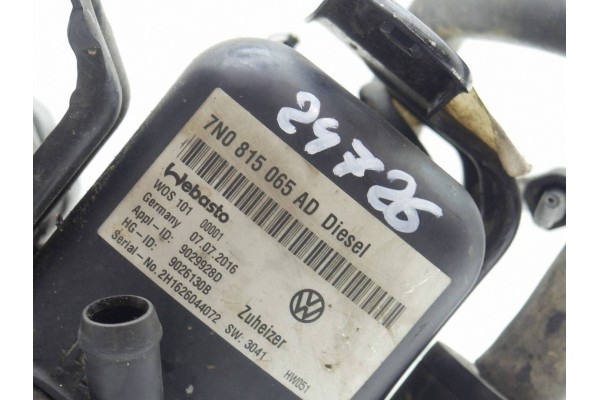 PARKING HEATER WEBASTO VW SHARAN 7N ALHAMBRA II 7N0815065AD Car type passenger cars