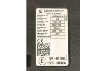 PARKING HEATER WEBASTO RENAULT MASTER III 10R041653 Quality of parts according to GVO O original with manufacturer s logo OE