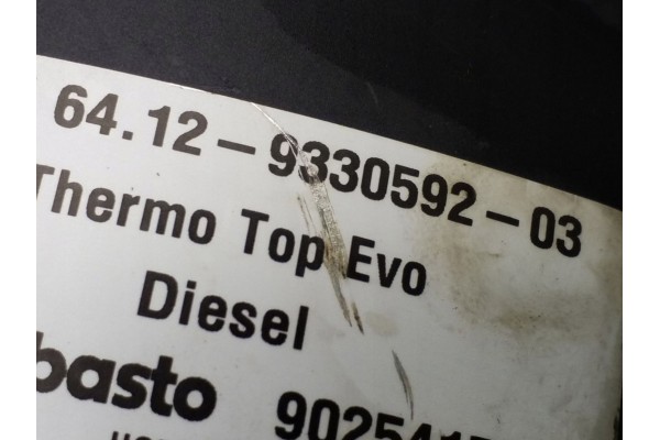 2017 BMW X5 F15 Parking heater Webasto 9330592 Catalog number of the part 9330592