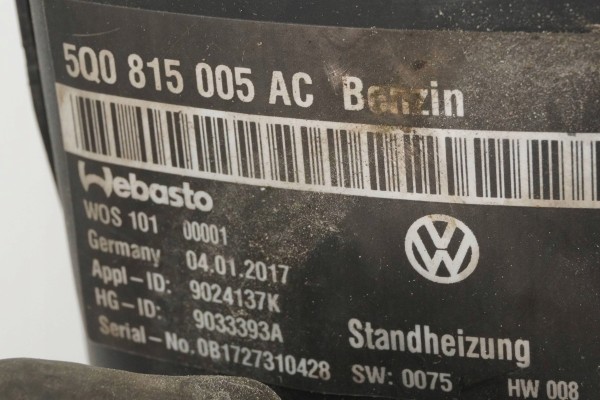 Calefactor estacionario WEBASTO para VW, Skoda, Seat, Audi 5Q0815005AC