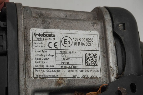 Calefactor estacionario WEBASTO para VW, Skoda, Seat, Audi 5Q0815005AC