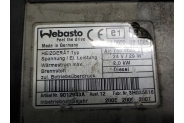 RENAULT PREMIUM DXI WEBASTO Part manufacturer Webasto