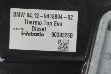 WEBASTO BMW G20 G21 G22 G23 EVO 9418894 Quality of parts according to GVO O original with manufacturer s logo OE