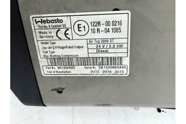 PARKING HEATER AIR TOP 2000ST Car type trucks