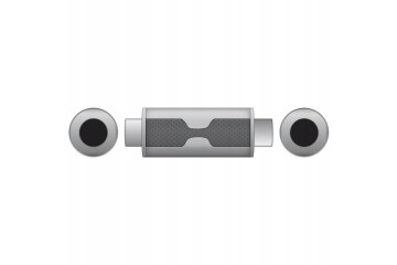 Sports Pass through Silencer 63 5mm 500mm RM RM 02 500 63 Car type passenger cars