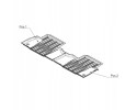 RUGS MERCEDES EQS Z296 2PCS REAR MERCEDES OE A29668005089051 Packaging status original
