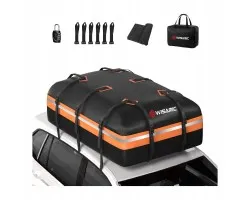 Roof rack 595 liters foldable waterproof container for