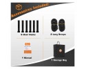 Caja de carga plegable impermeable 1000D para techo - 566 litros