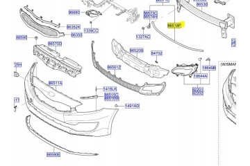 Front bumper reinforcement Kia Ceed 2012 Part manufacturer Kia OE