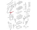AUDI TT A3 Q3 RS CUPRA UPPER ENGINE TIMING CHAIN 07K109231C ORIGINAL Car type passenger cars