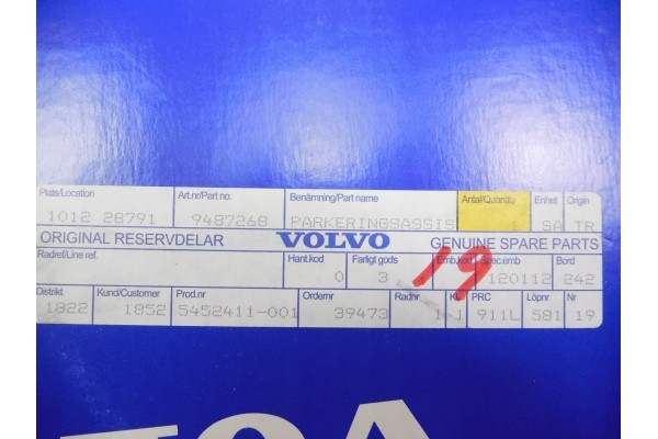 Kit de Cableado Sensor PDC Volvo 9487268