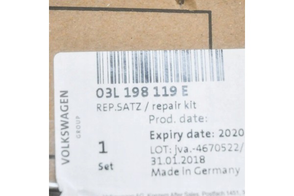 Timing kit 03L198119E AUDI A3 8P1 TT VW PASSAT B6 SEAT ALTEA 5P1 LEON Car type undefined